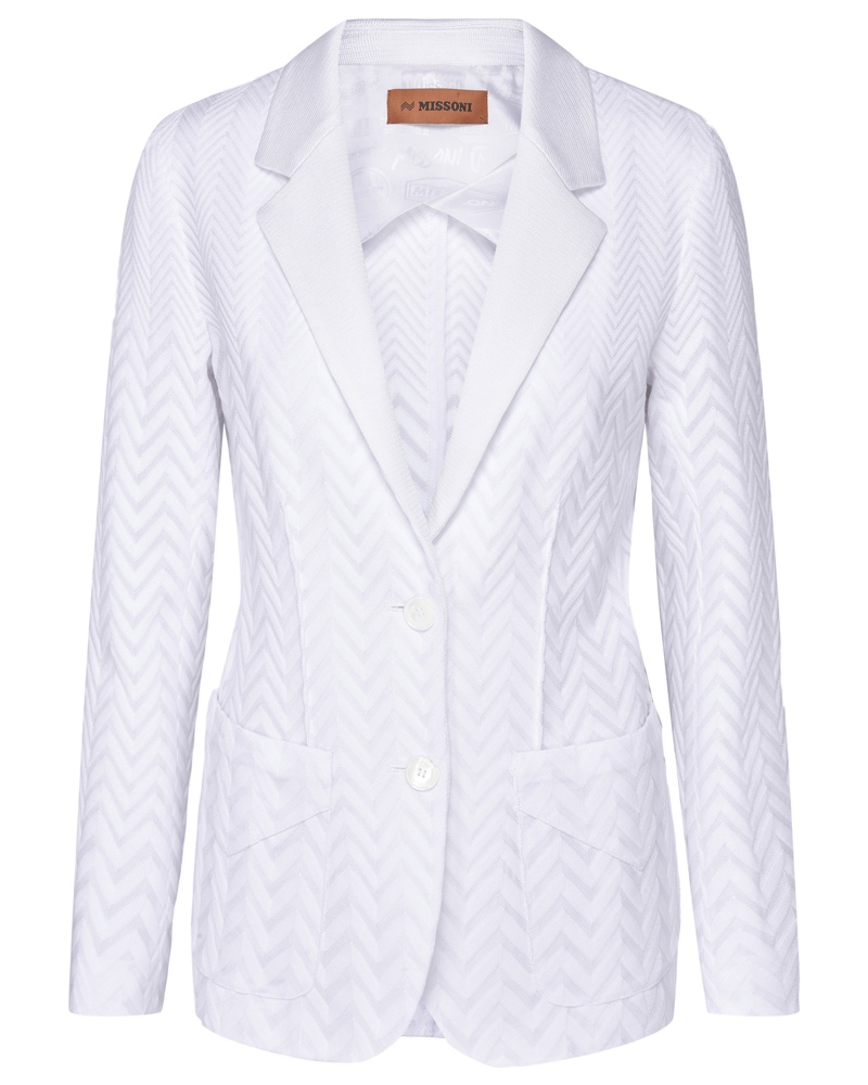 Missoni Damen Blazer Weiß