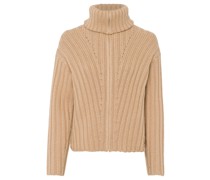 Rollkragenpullover Braun