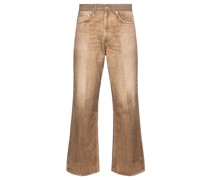 Third Cut Loose Jeans Beige