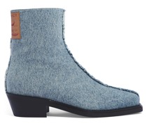 Ankle Boots Blau