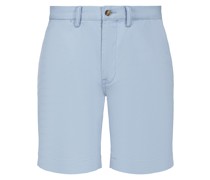 Straight Fit Bedford Shorts Blau