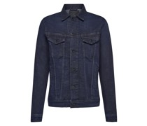 Amsterdam Pocket Jeansjacke Blau