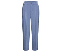 Culotte aus Satin Blau