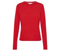 Soft Wool C-Nk Wollpullover Rot