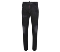 Skater Jean Slim Fit Jeans Schwarz