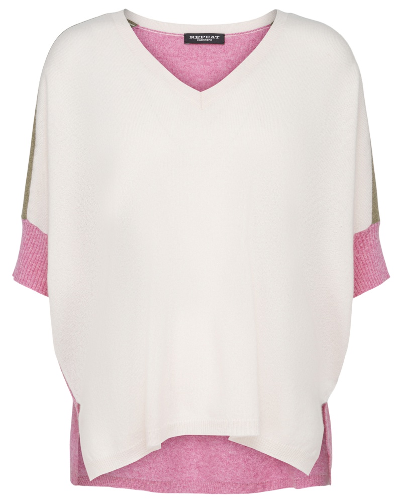 Repeat Damen Kaschmirpullover Mehrfarbig