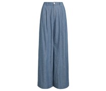 Wide Leg Hose Navy