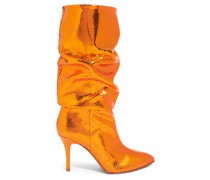 High Heel Stiefel Orange