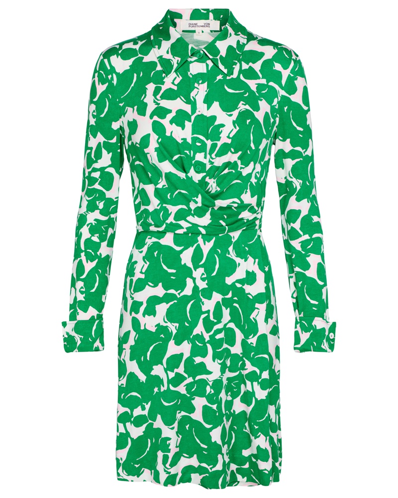 Diane von Furstenberg Damen Didi Minikleid Grün