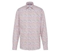Slim Fit Casual-Hemd Mehrfarbig