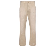 Straight Fit Jeans Beige