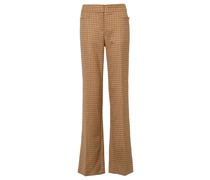 Wide Leg Hose Braun
