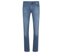 Slim-Super Stretch Slim Fit Jeans Blau