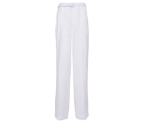 Stamford Wide Leg Hose Weiß