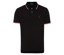 Polo-T-Shirt Schwarz