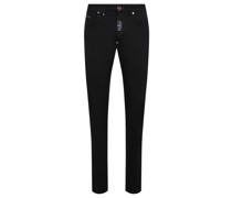 Slim Fit Jeans Schwarz