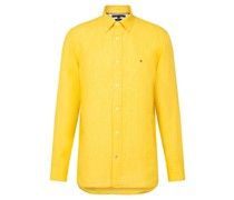 Casual-Hemd Gelb