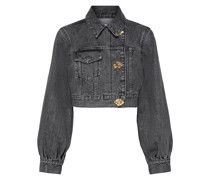 Jeansjacke Schwarz
