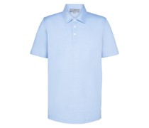 Poloshirt Blau