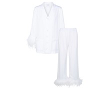Pyjama-Set Weiß