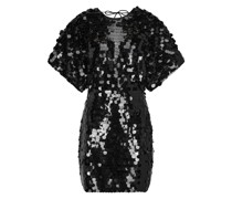 Jasy Sequins Minikleid Schwarz