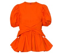 Casual-Bluse Orange