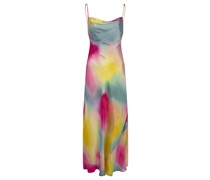 Midikleid Mehrfarbig