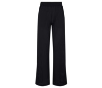 Mesh All-Star Wide Leg Hose Schwarz