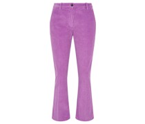 Slim Fit Hose Lila