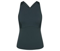 Super Soft High Neck Workout Tank Top petrol