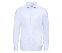 Rivara-Slim Fit Casual-Hemd Blau