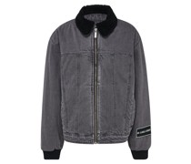 Jeansjacke Grau