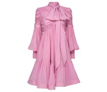 Celestial Ruched Mini Dress Minikleid Rosa