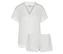 Pyjama-Set Weiß