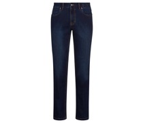 Straight Leg Jeans Blau