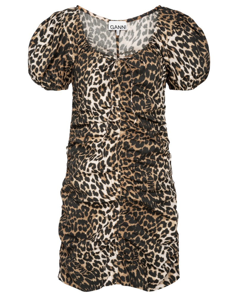 Ganni Damen Minikleid Mehrfarbig