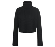 Rollkragenpullover Schwarz