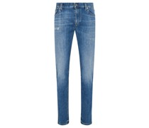 Slim Fit Jeans Blau