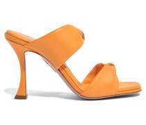 Mid Heel Sandale Orange