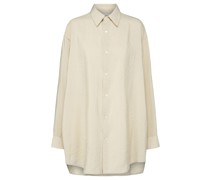 Hemdbluse Beige