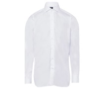 Regular Fit Casual-Hemd Weiß