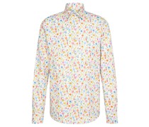 Slim Fit Casual-Hemd Weiß