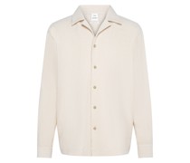 Regular Fit Casual-Hemd Beige