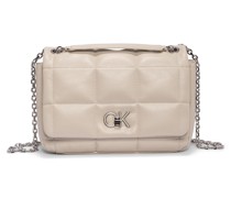 Schultertasche Beige