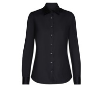 Hemdbluse Schwarz