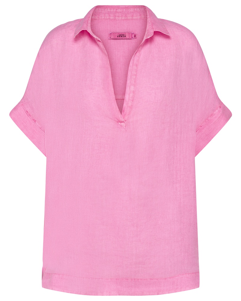 0039 Italy Damen Bluse Pink