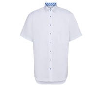 Fitted Body Casual-Hemd Weiß