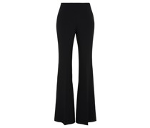 Wide Leg Hose Schwarz