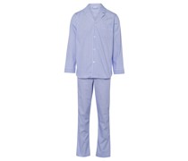 Woven Nightwear Pyjama Blau
