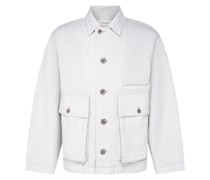 Jeansjacke Grau